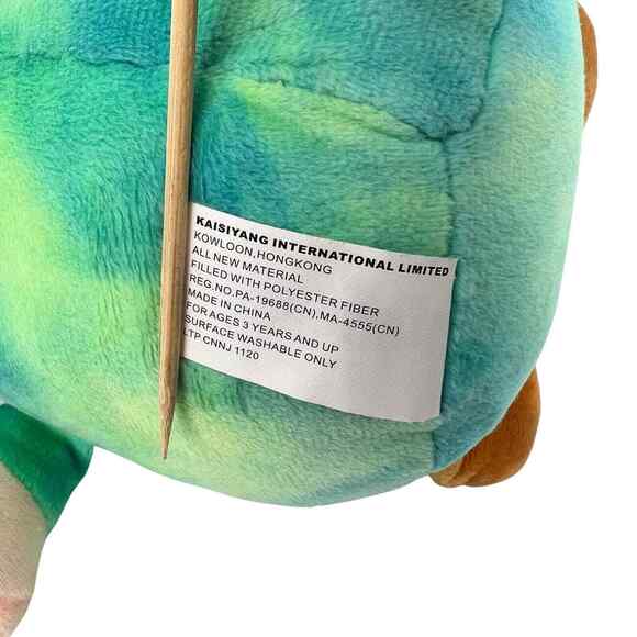 KaiSiYang Gnome 15" Plush Tye Dye Easter Spring Bunny Ears Purple Hat Dwarf - Picture 7 of 8